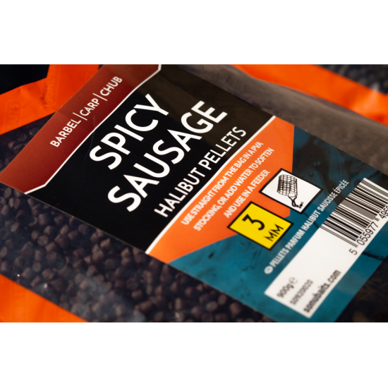 Pelete Sonubaits Spicy Sausage Halibut Pellets 3mm Pelete Sonubaits Spicy Sausage Halibut Pellets 3mm